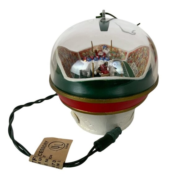 Vintage Hallmark Keepsake Arctic Dome Magic Christmas Ornament 1991 Lights Motio - Picture 4 of 8